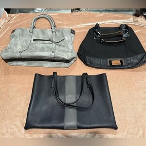 🖤 Y2K Bag Bundle – 3 for 1 Price 🖤
Canvas + Steve Madden + Leather Laptop Tote